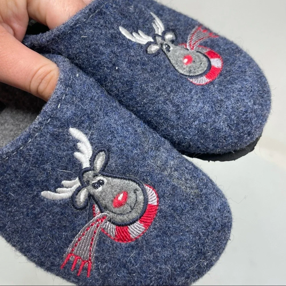 Toffee kids warm wool felt slides size EUR 30 US 12 5T